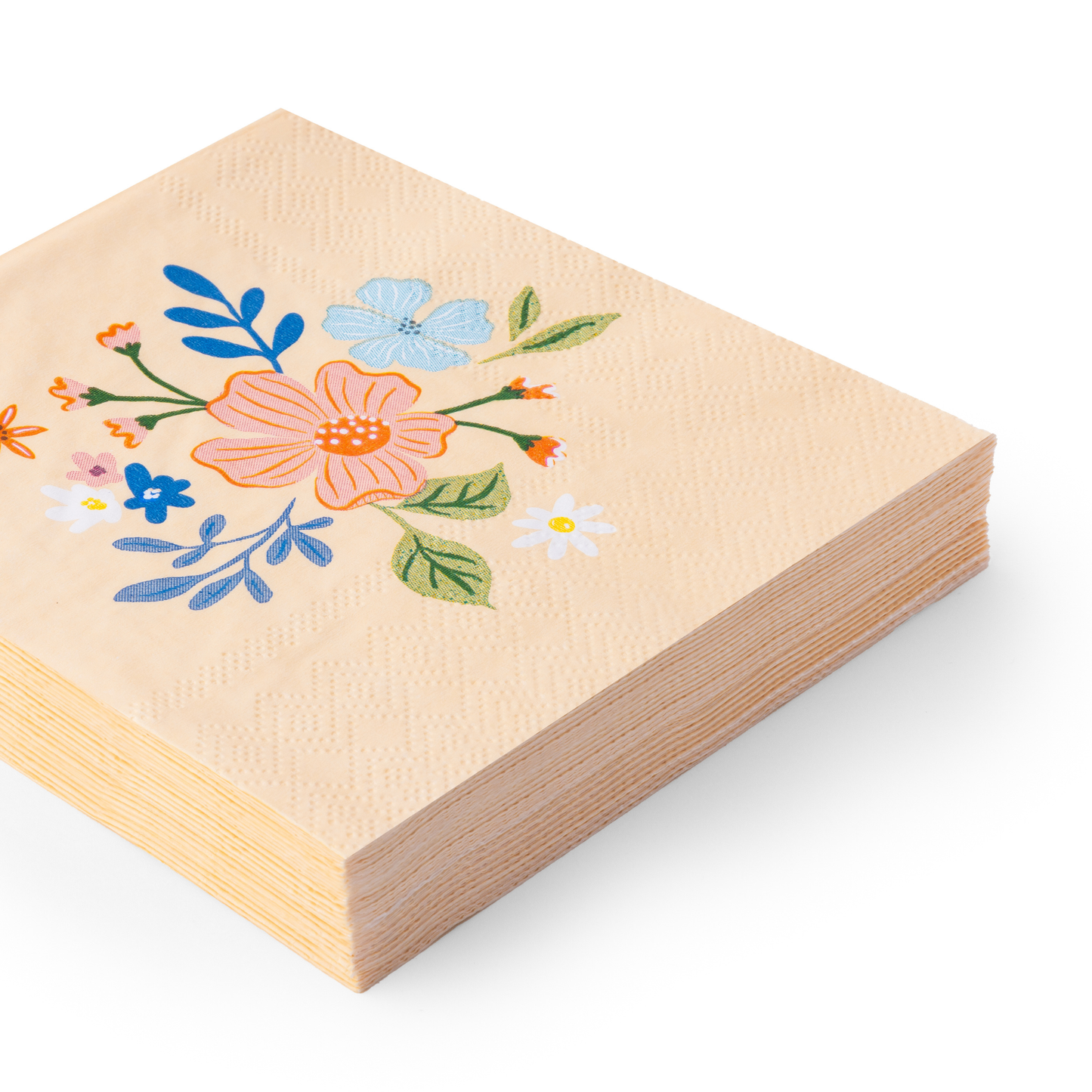 MULTICOLOR ELEGANT FLORAL COCKTAIL NAPKINS