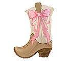 Coquette Cowgirl Boot 36” Foil Balloon
