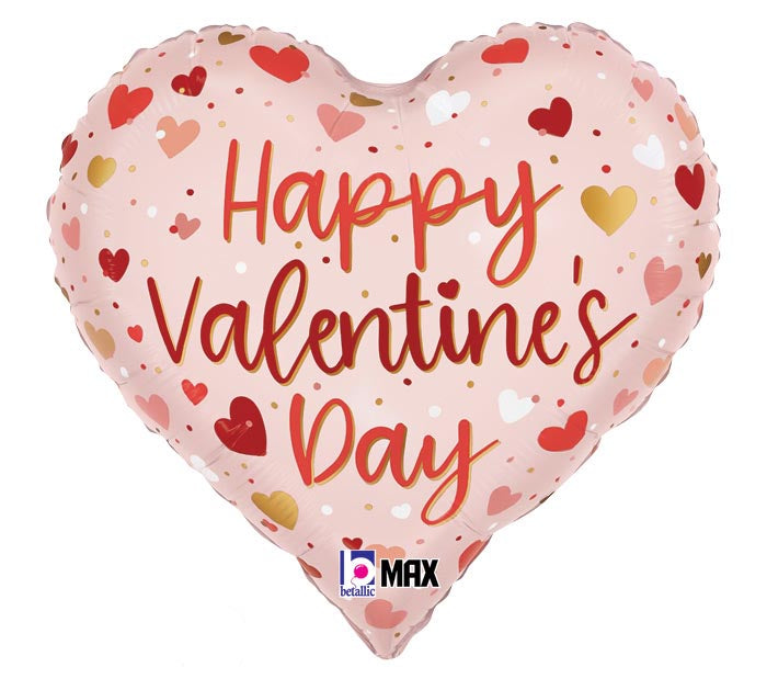 Light Blush Pink Happy Valentines Day STD Foil