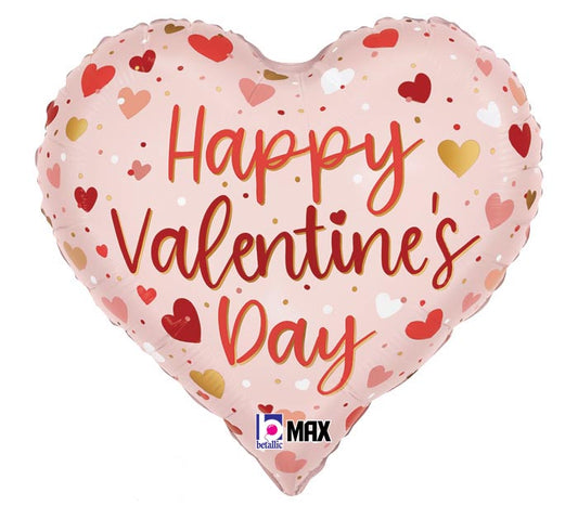 Light Blush Pink Happy Valentines Day STD Foil