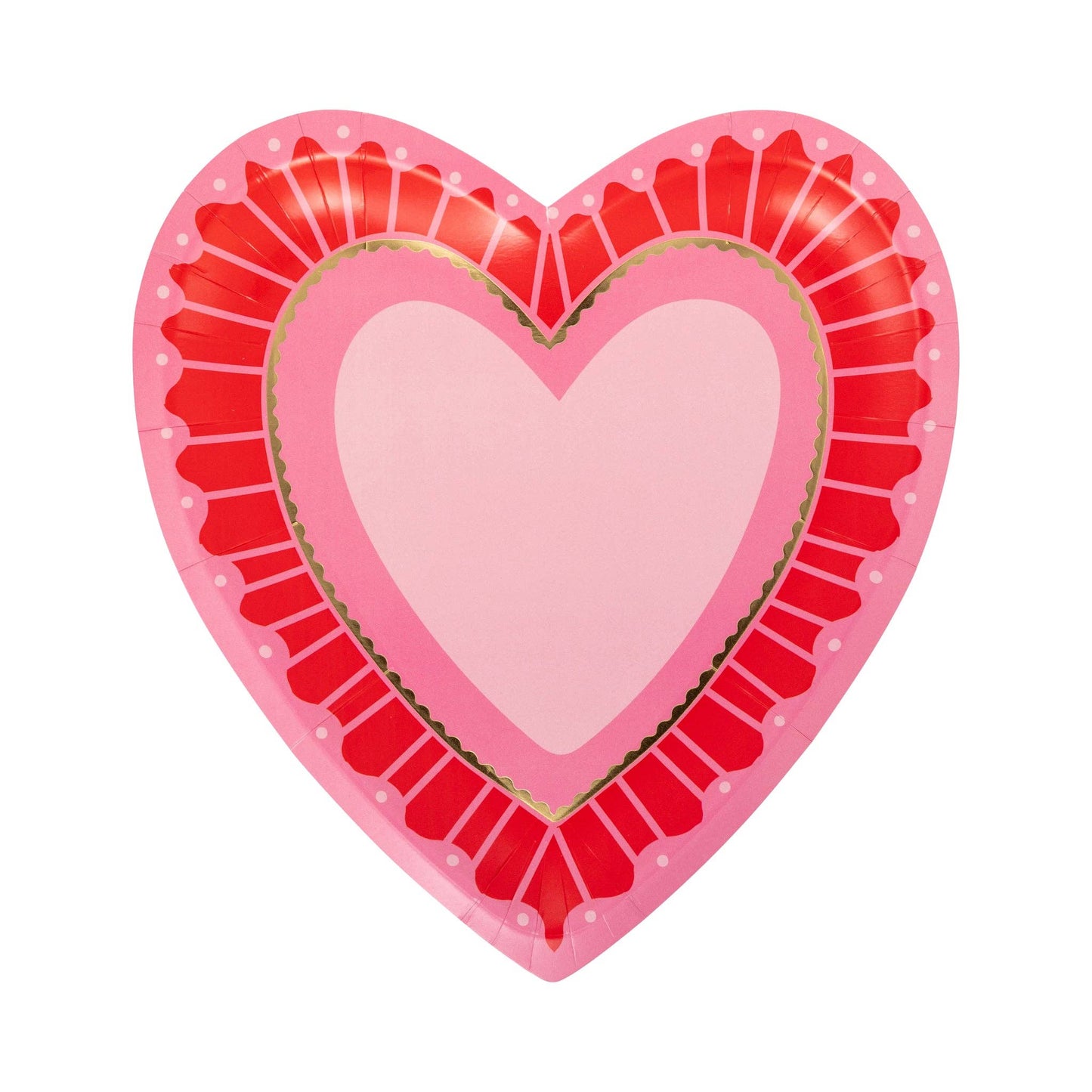 VVT1240 - Vintage Heart Shaped Plate Set