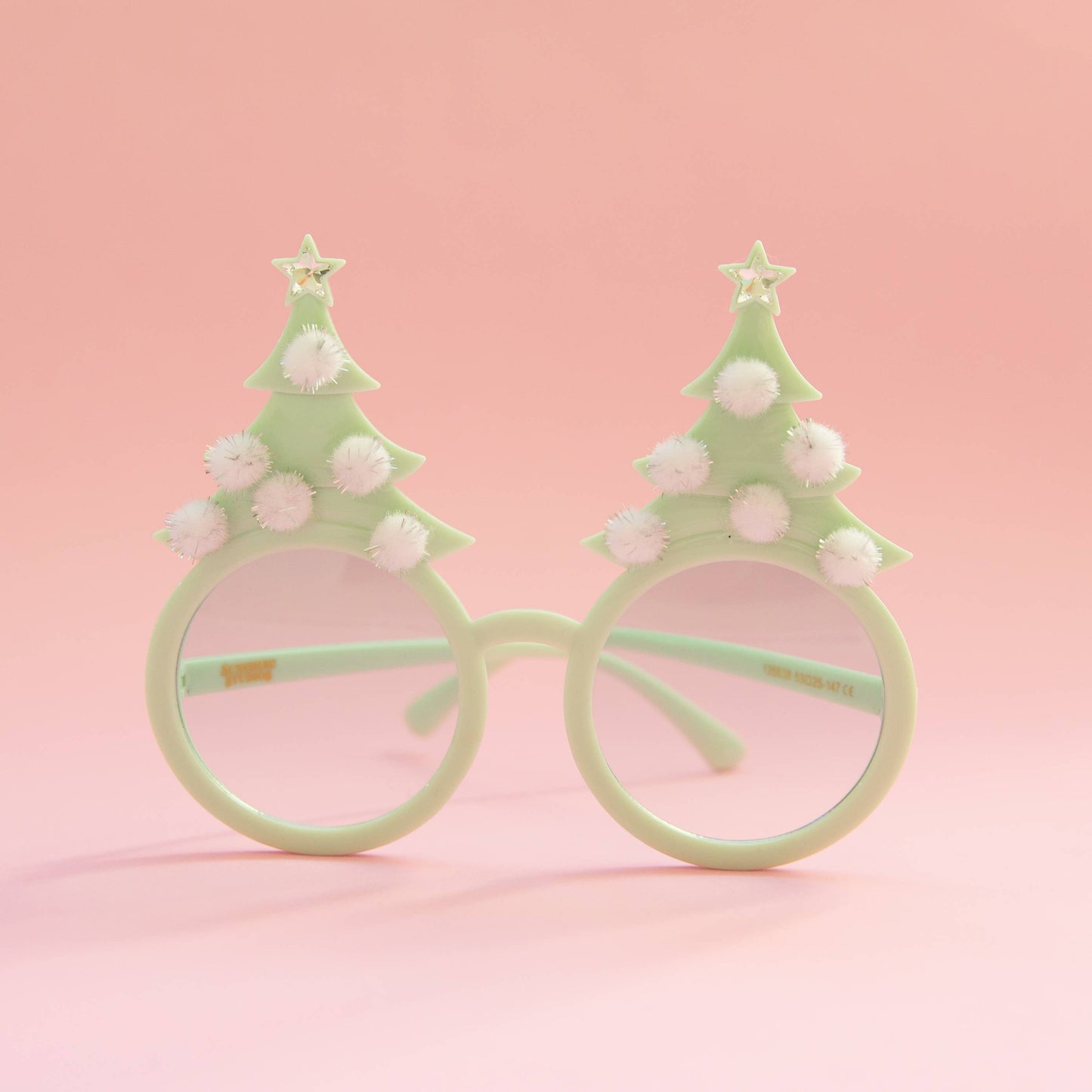 Christmas Tree Holiday Glasses | Pastel Mint