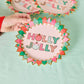 Holly Jolly Celebration Dessert Plate