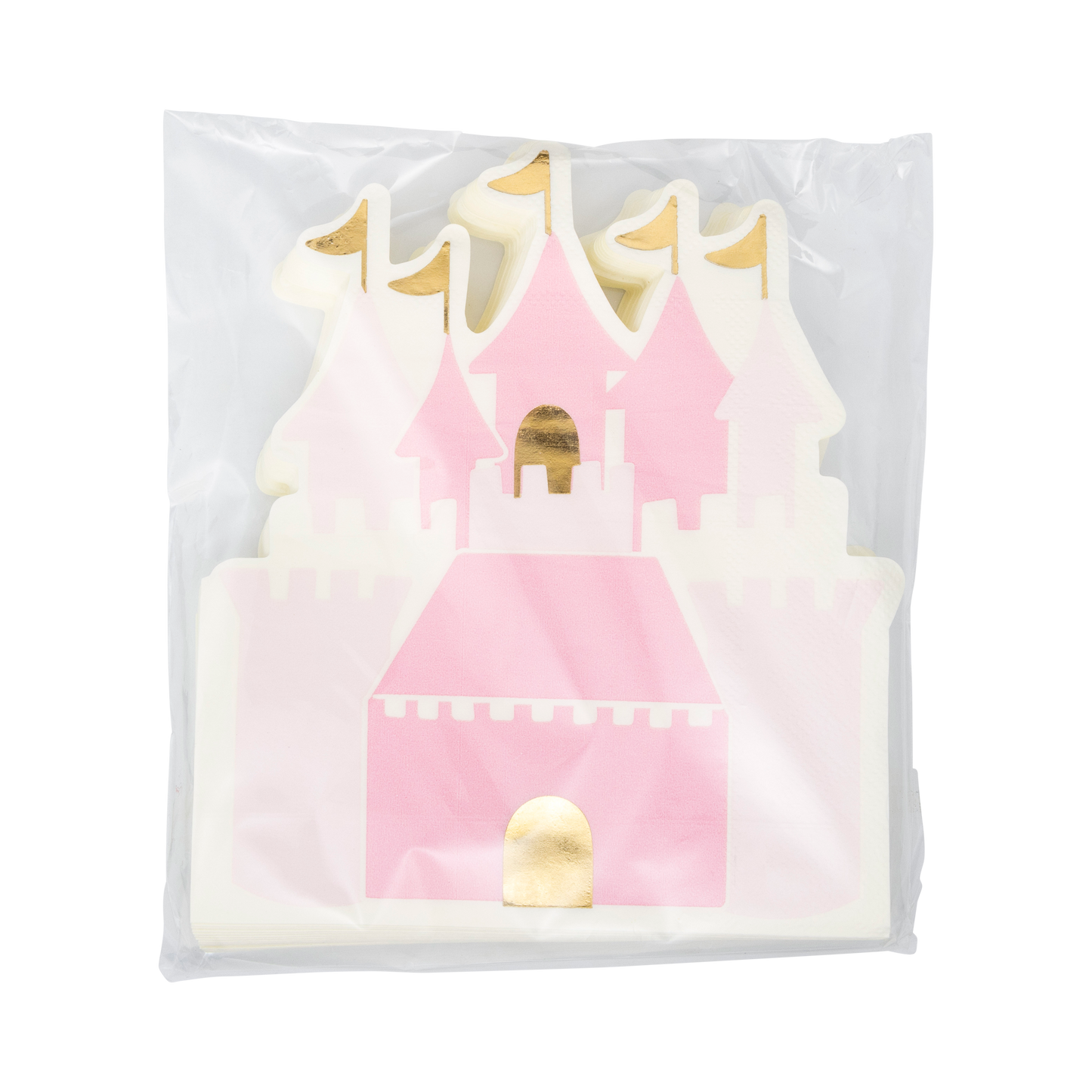 PLPRC37 - Princess Castle Shaped Guest Napkin