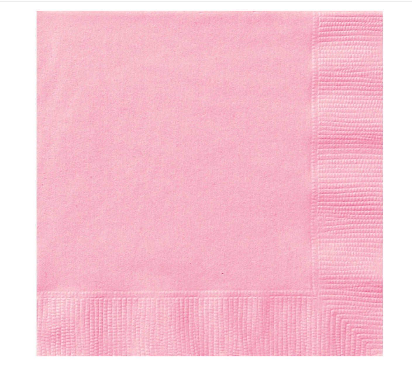 Light Pink Napkins 20ct