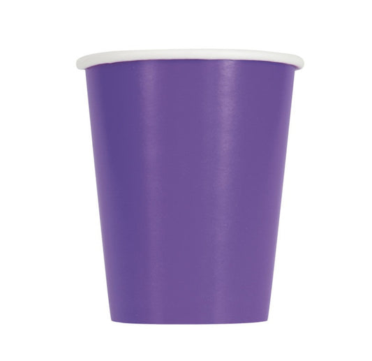 Purple 9oz Cups 8ct