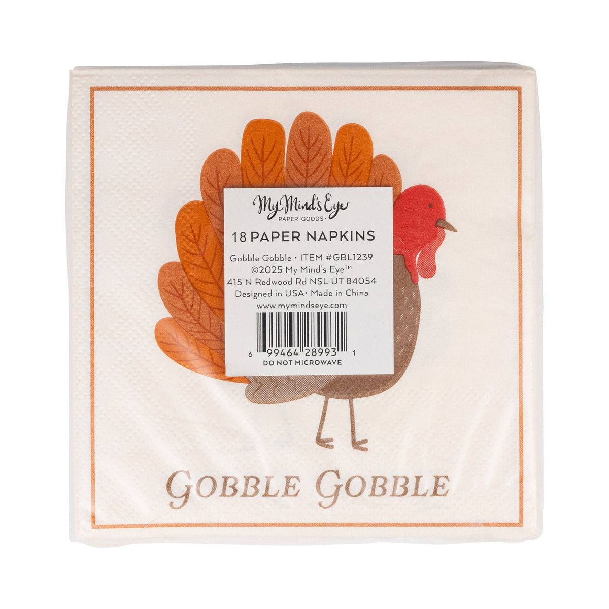 GBL1239 - Gobble Gobble Cocktail Napkin