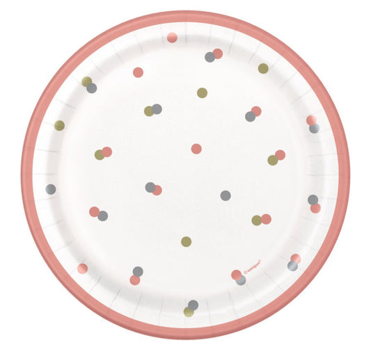 Glitz Birthday Plates 7”