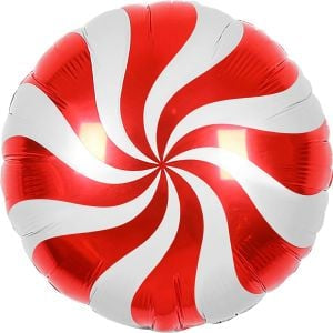 Red Candy Swirl 18” Round