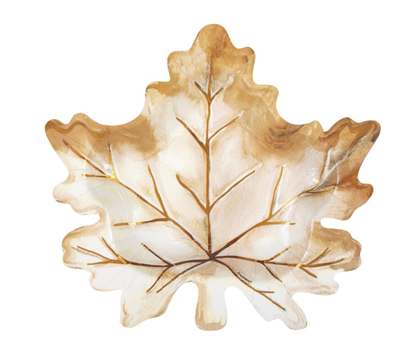 Thankful Harvest Leaf Shape Plates