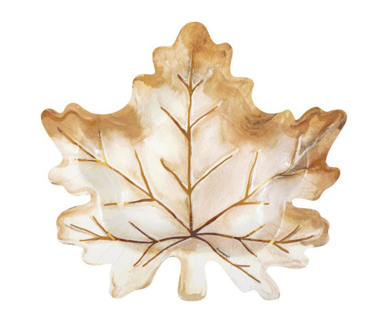 Thankful Harvest Leaf Shape Plates