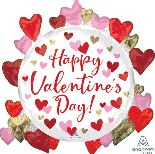 Happy valentines Supershape 26”