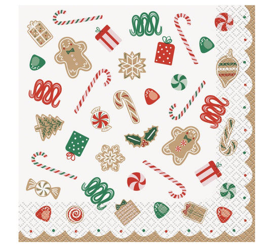 Gingerbread XMAS Napkin 16ct