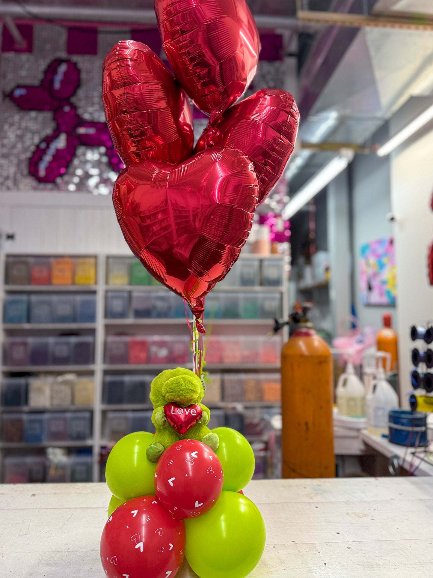 Plushie Love Balloon Stack