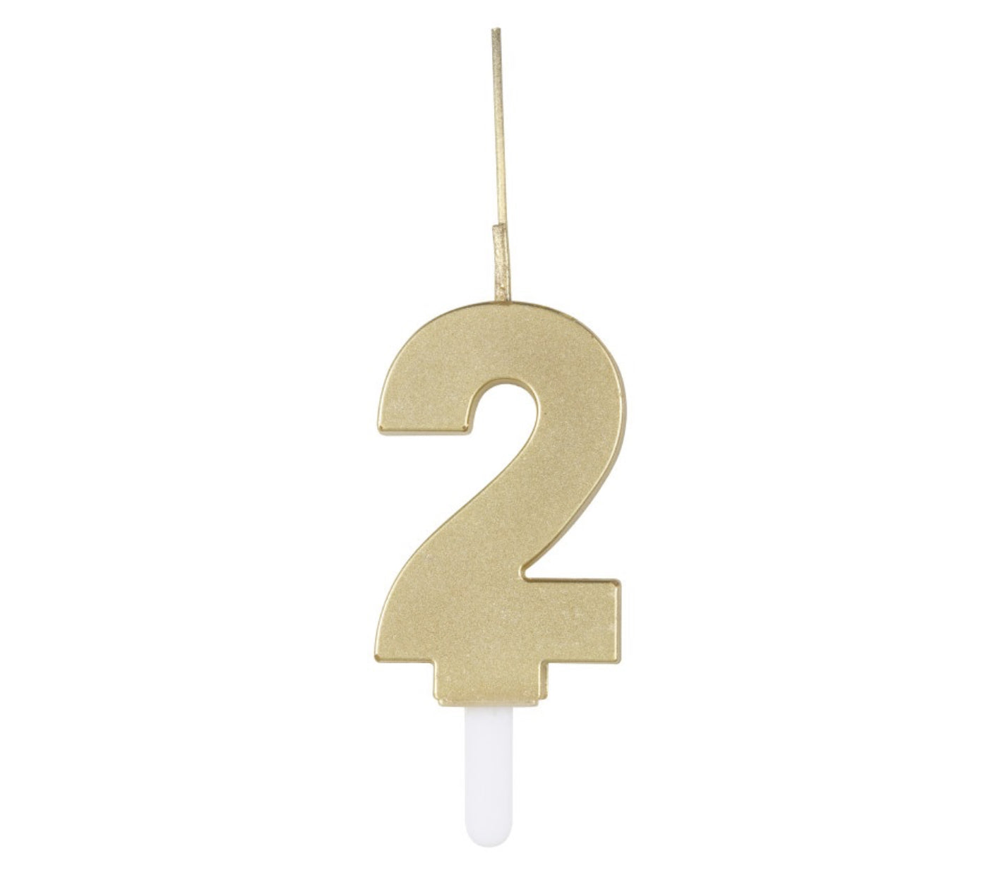 Gold Sparkler Birthday Candle 0-9