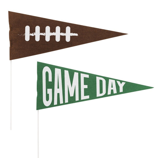 Kickoff Football Felt Pennants- 2ct