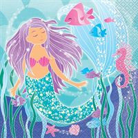 Mermaid Napkins- 16ct