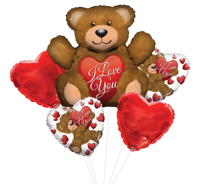 Teddy Bear Balloon Bouquet