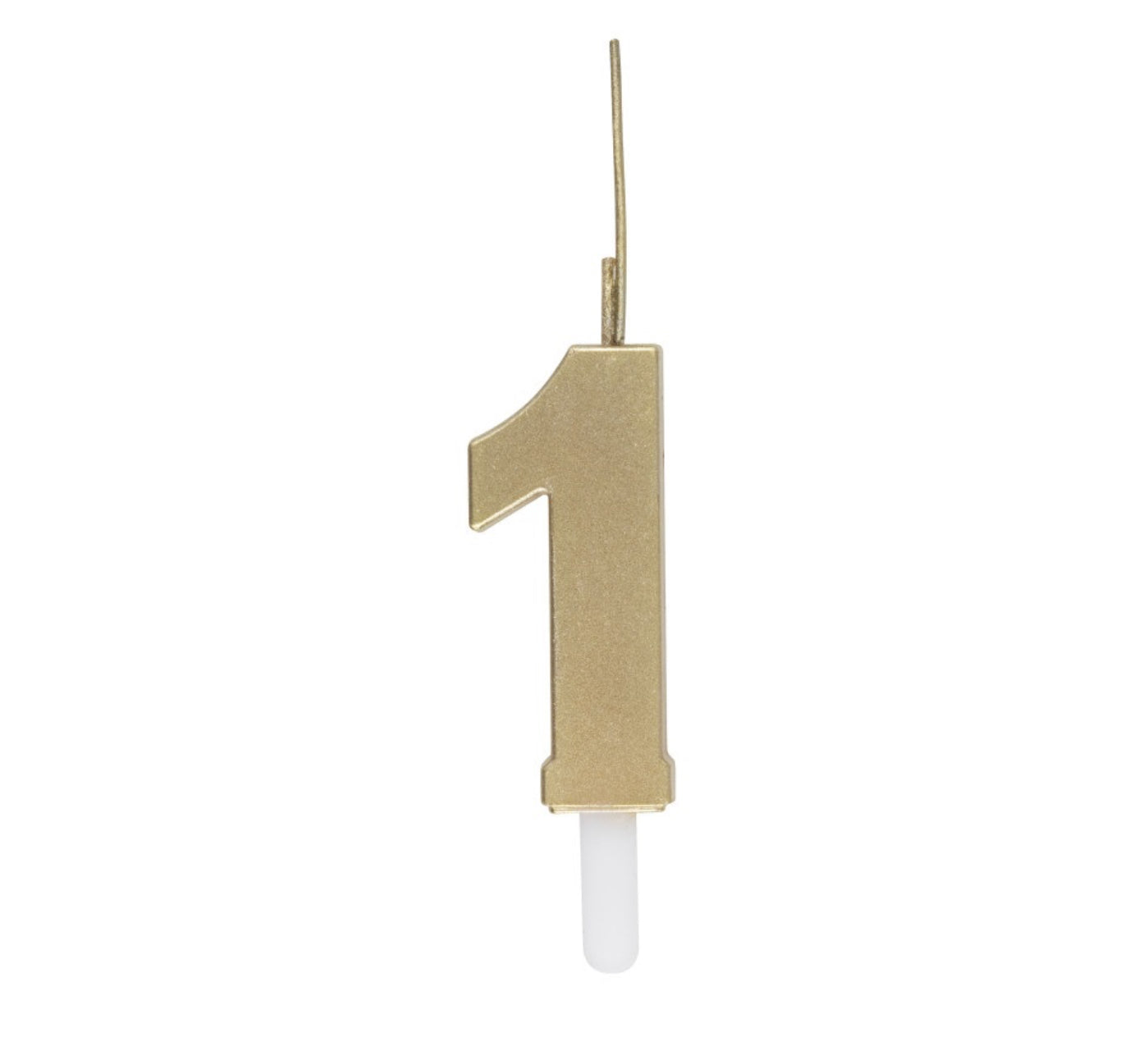 Gold Sparkler Birthday Candle 0-9