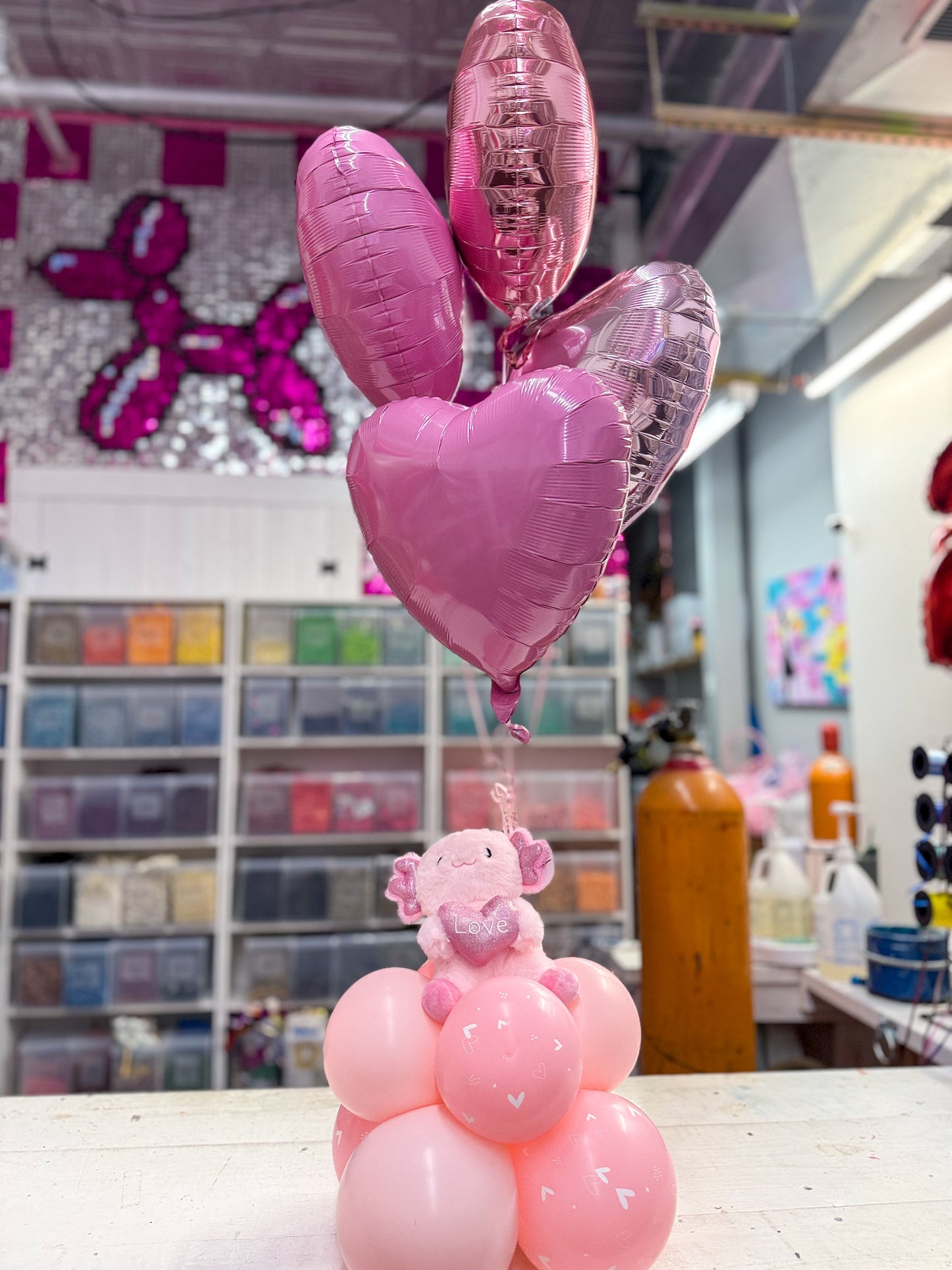 Plushie Love Balloon Stack