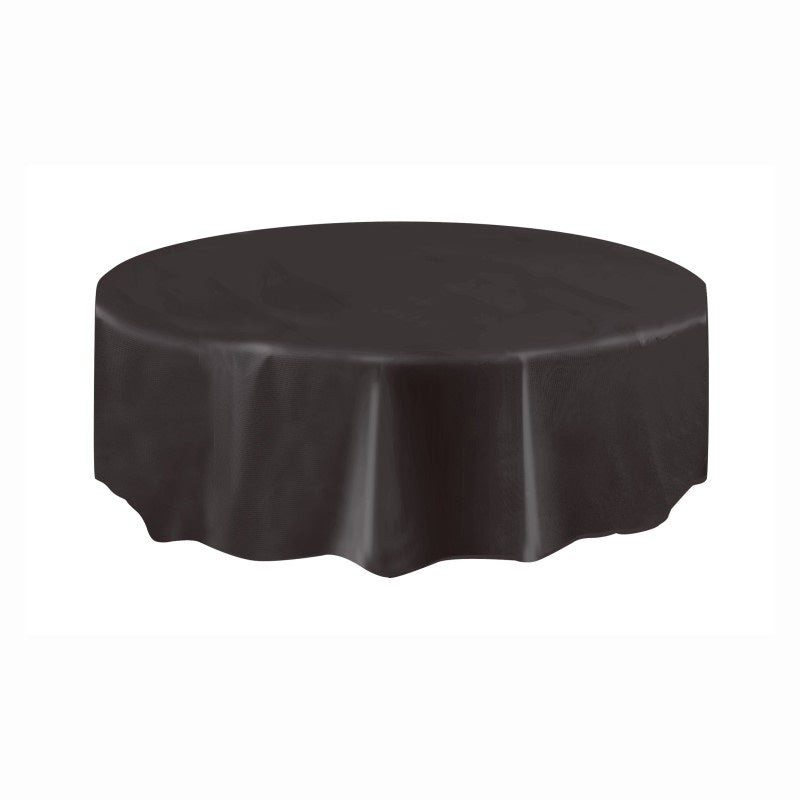 Black Round Tablecover