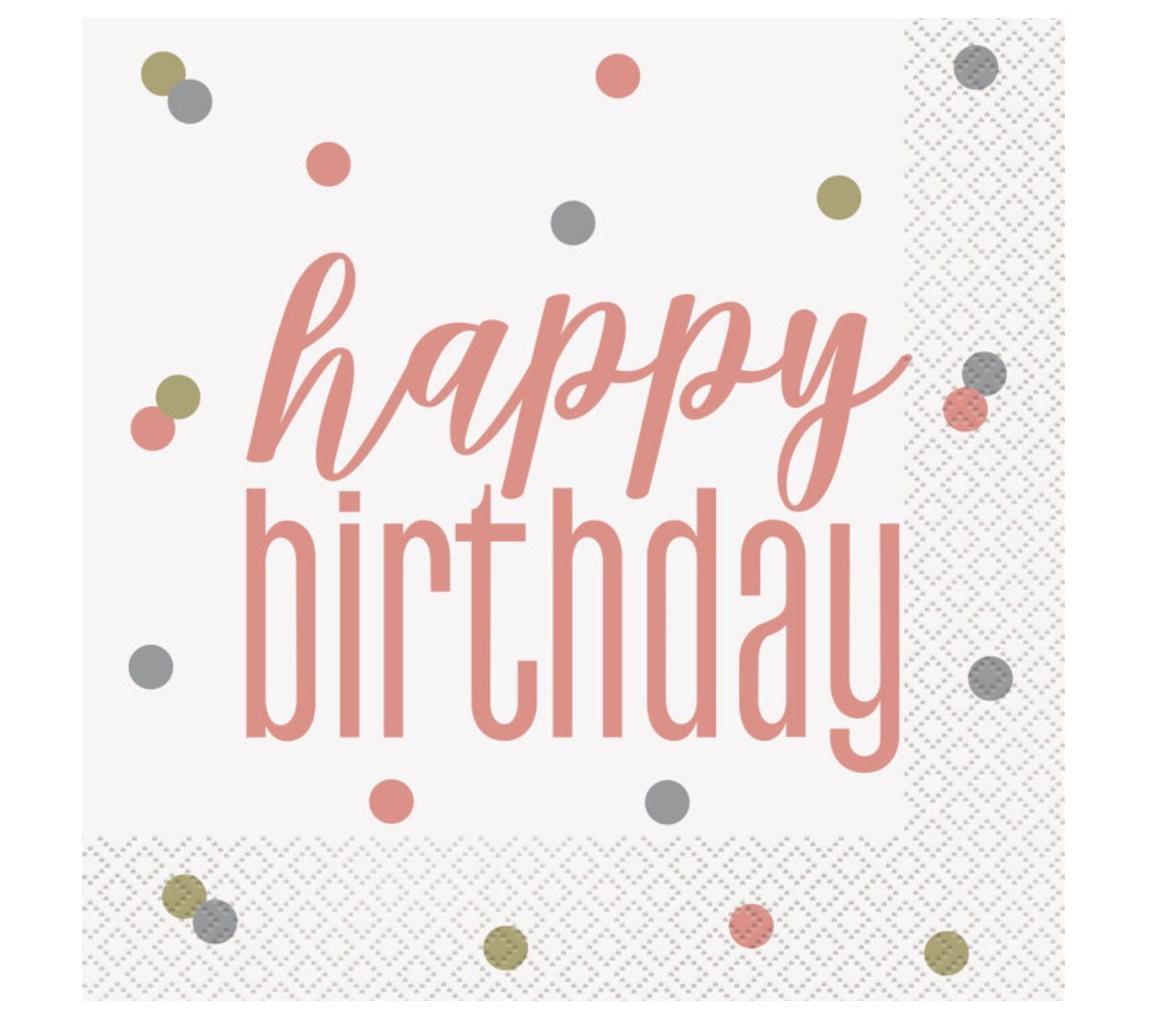 Glitz Birthday Napkins