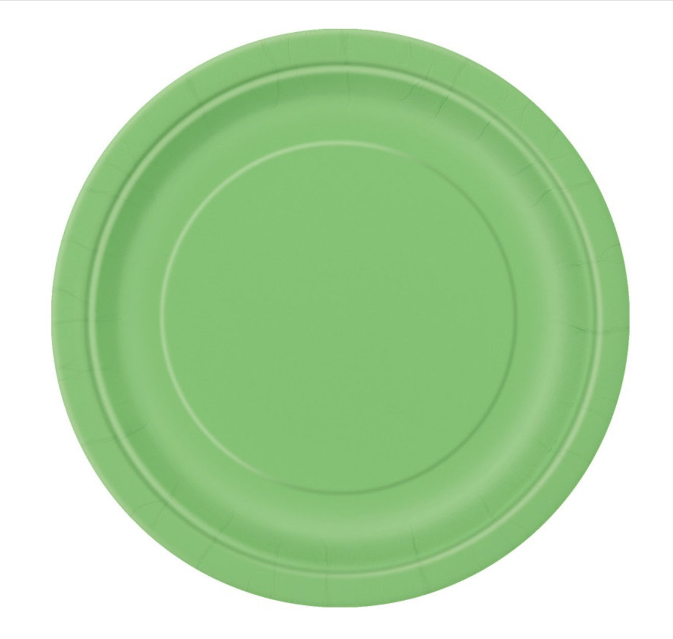 Lime Green Dinner Plates 8ct