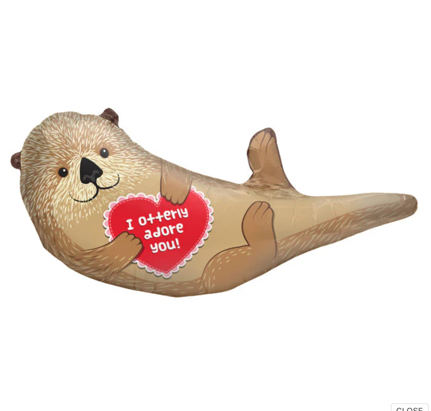 I Otterlly Adore you Valentines Foil 24”