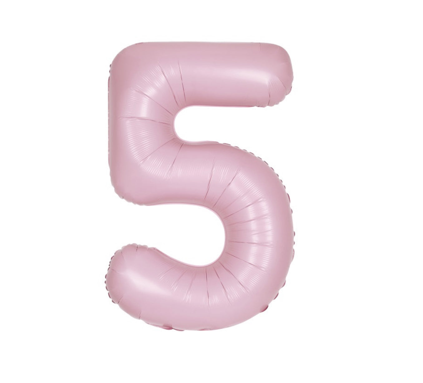 34” Number 5 (Matte Light Pink)