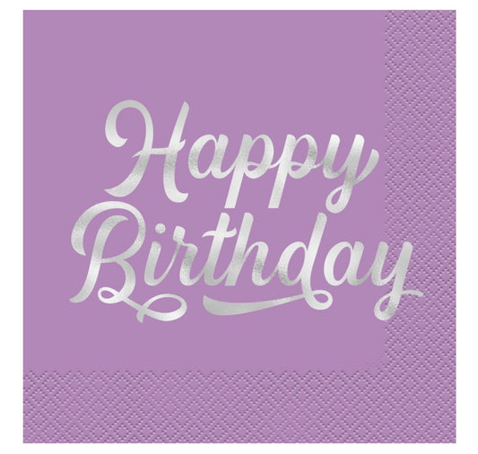 Bold Birthday Napkins