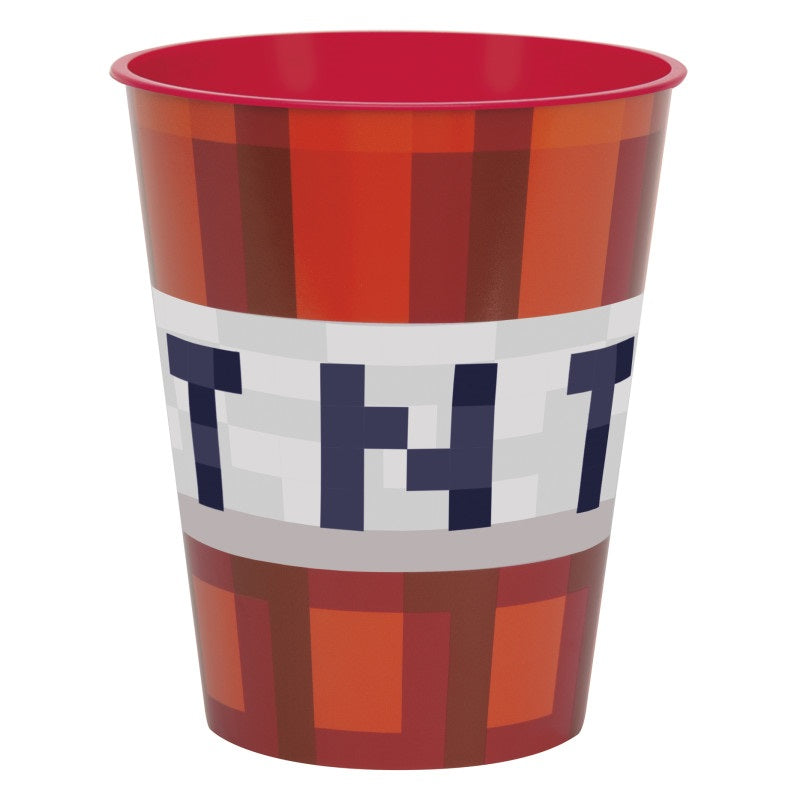 Minecraft Plastic Favor Cup- 4ct