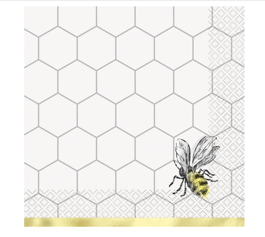 Golden Bumblebee Napkins