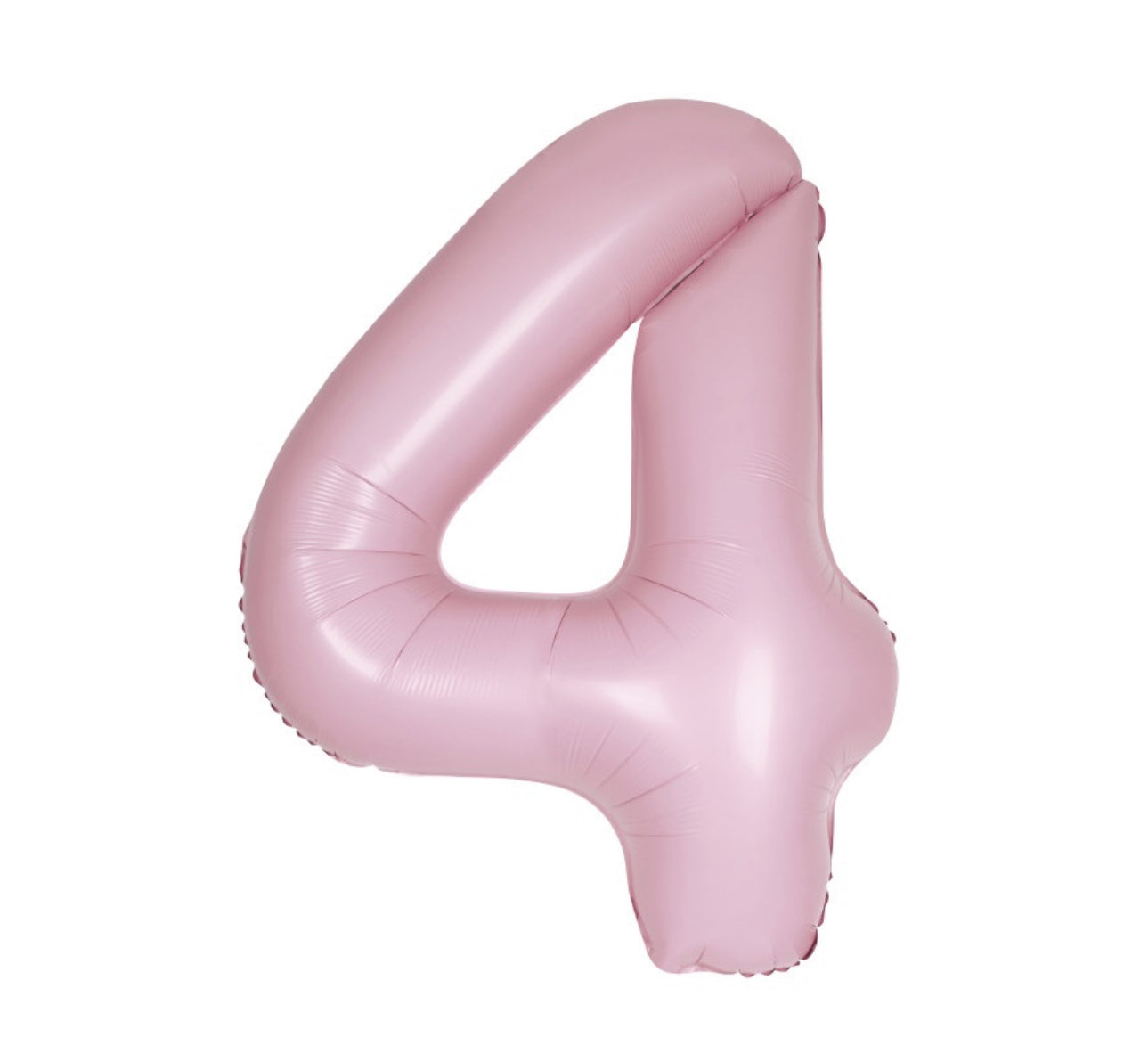 34” Number 4 (Matte Light Pink)
