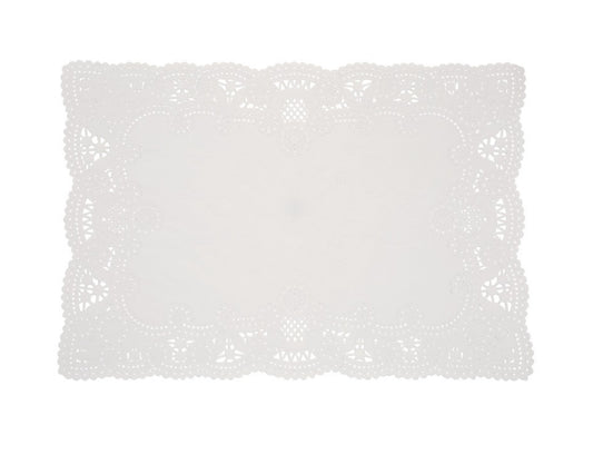 White Placemat Doilies 8ct