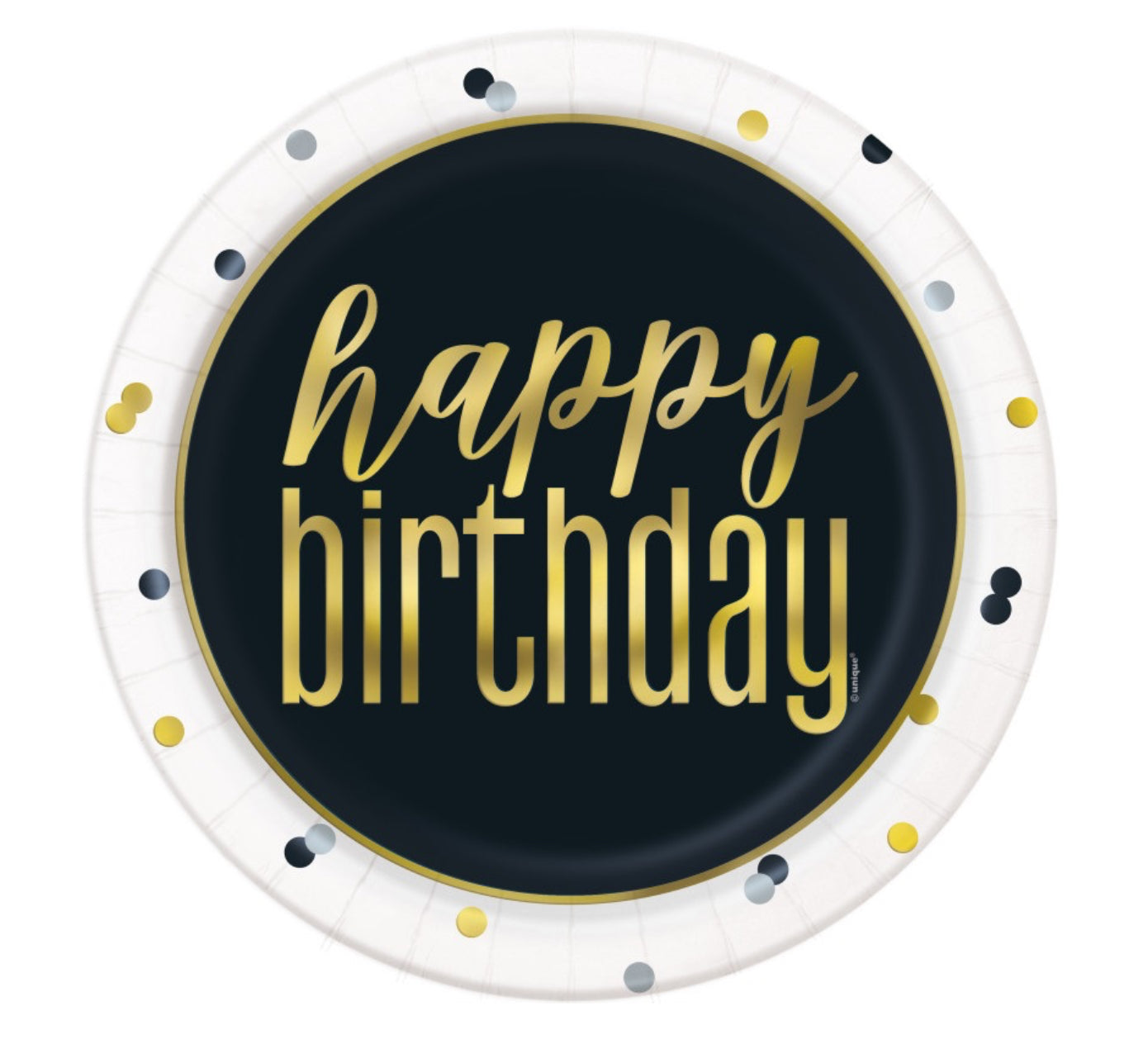 Happy Birthday Plates 9”