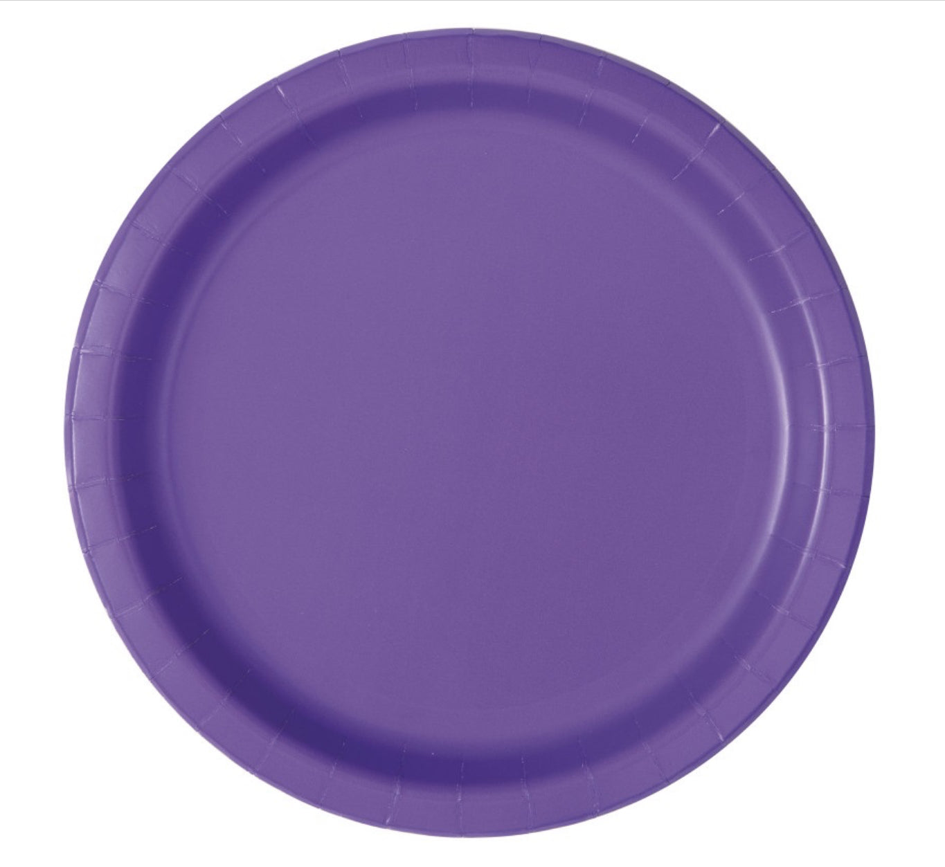 Purple Dessert Plate 8ct