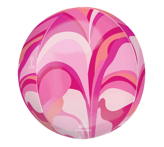 Pink Marble Orb