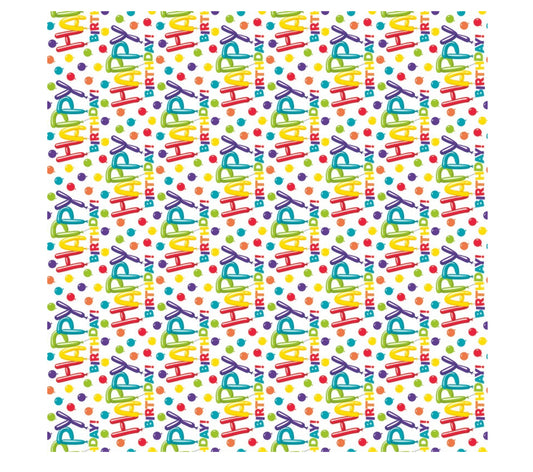 Colorful Birthday Gift Wrap
