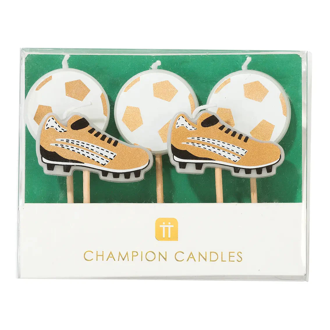 Party Champions Soccer Birthday Candles - 5 Pack