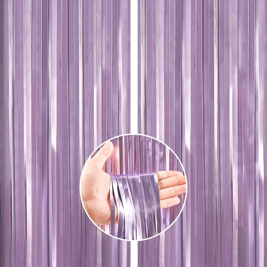 Lavender Fringe Curtain
