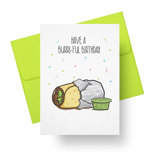 Have a Burri-ful Birthday Card