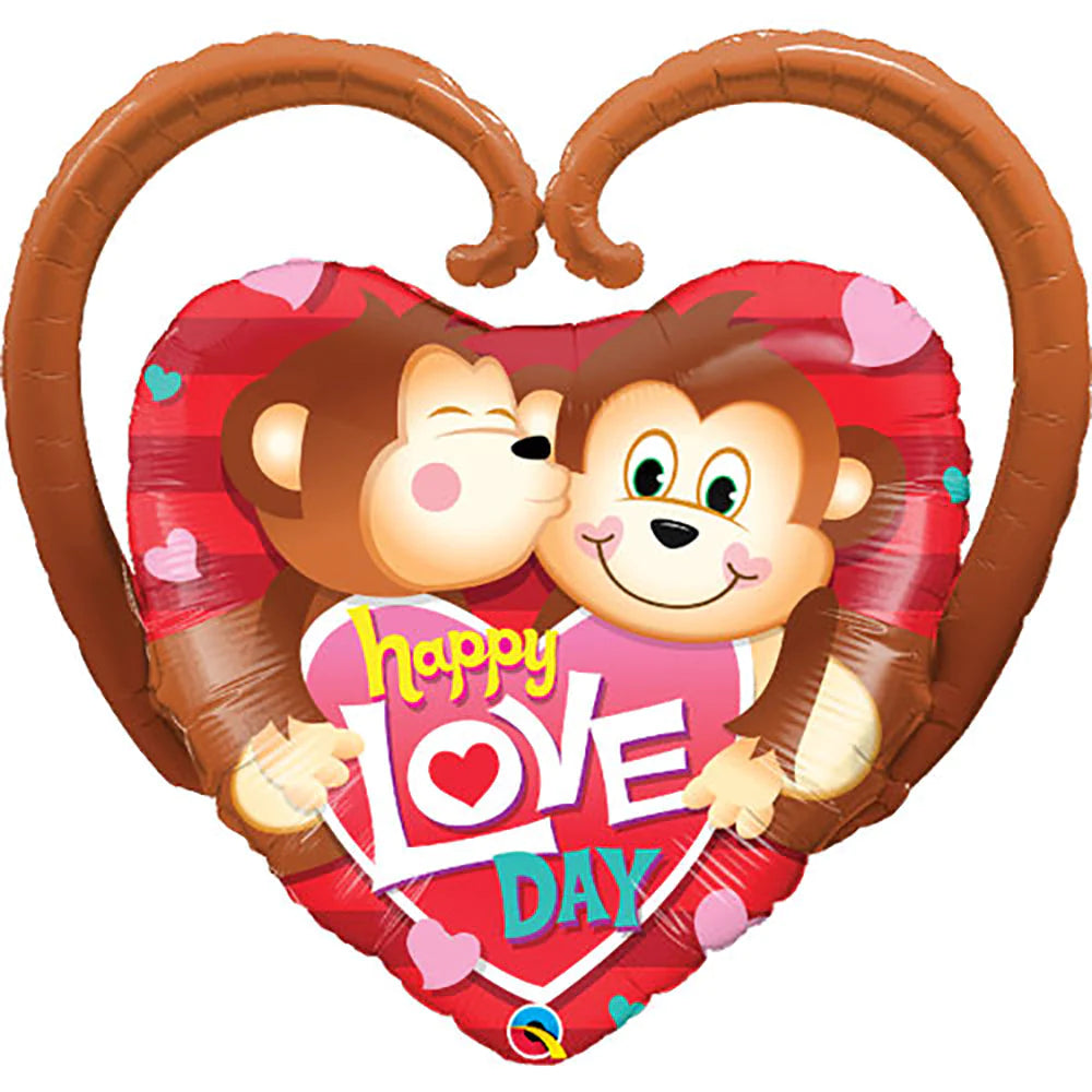 Monkey Love Supershape Balloon