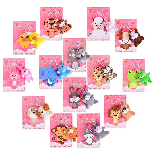 Animal Plushies with Cards