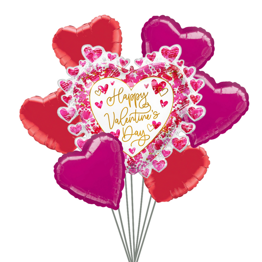 Happy Valentine’s Floating Balloon Bouquet Set