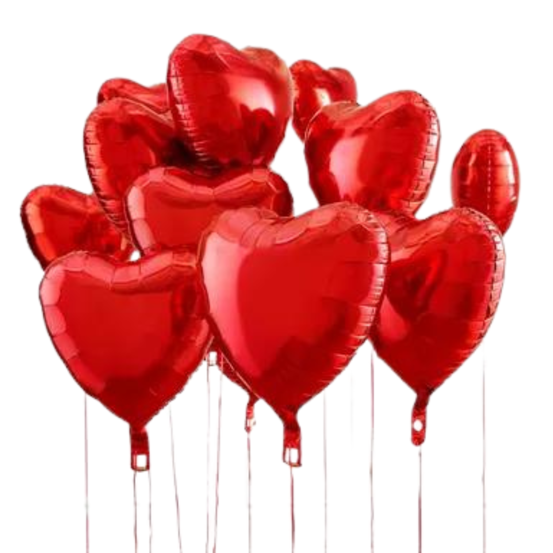Loose Hearts Floating Balloon- 12ct