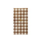 Brown Plaid Paper Dinner Napkin