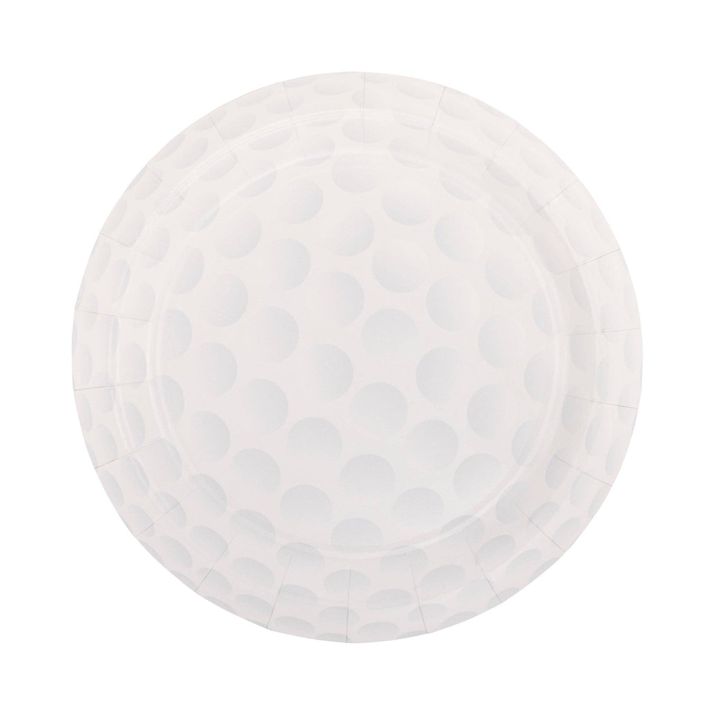 GLF1140 - Golf Ball Paper Plate