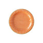 Harvest Orange Gingham Check 11" Plate