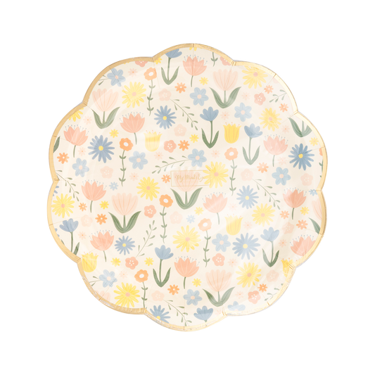 SPR1041 - Floral Plate