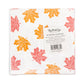 PLNP1353 - Gold Foil Falling Leaves Cocktail Napkin